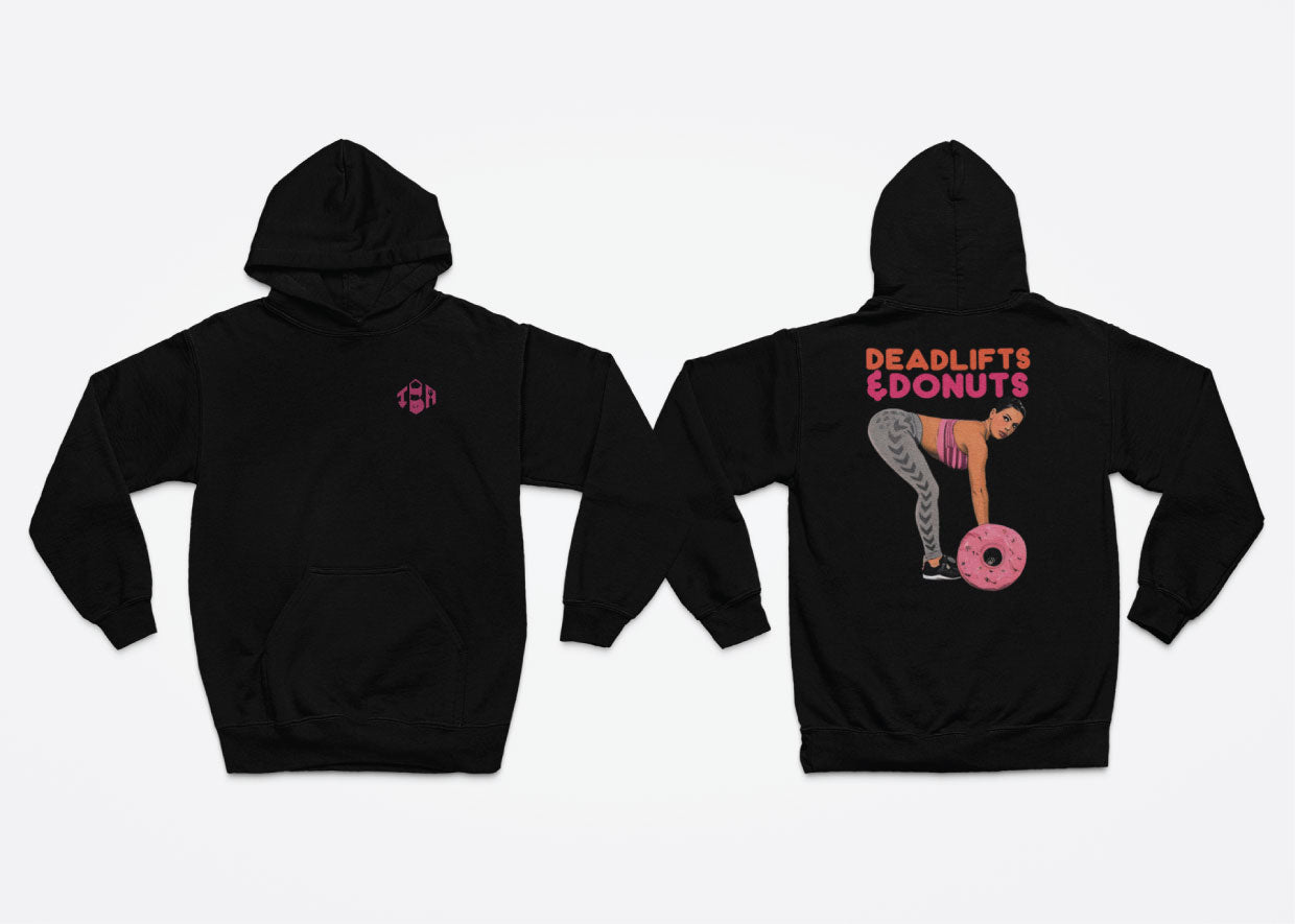 'Deadlifts & Donuts' Hoodie