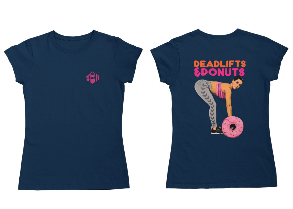 'Deadlifts & Donuts' T-Shirt